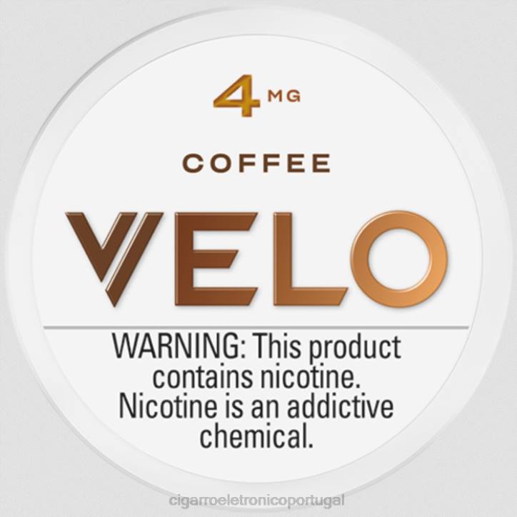 cigarro eletrónico preço portugal RB6443 café VELO bolsa de nicotina 4mg