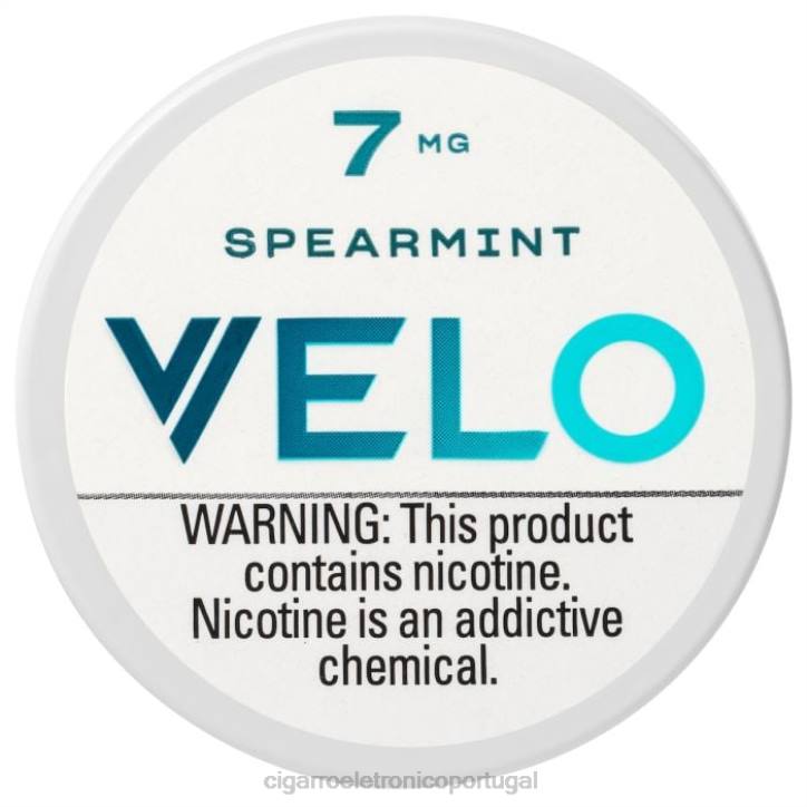 cigarro eletrônico vape RB6448 hortelã VELO bolsa de nicotina 7mg