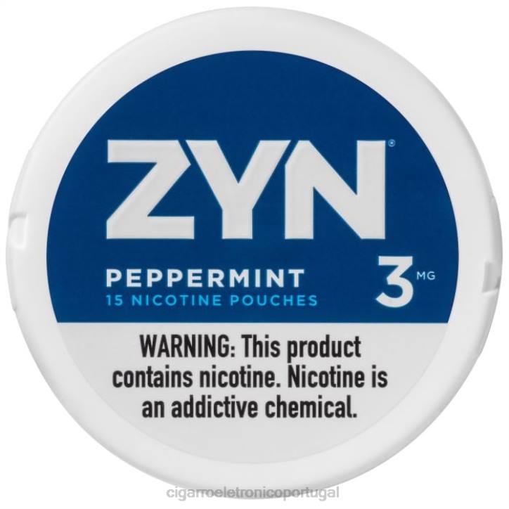 cigarro eletrônico vape RB6428 hortelã-pimenta ZYN bolsa de nicotina 3mg