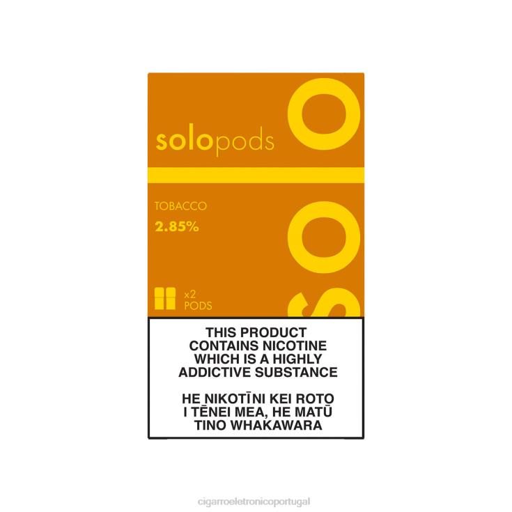 Cigarro Eletrônico Vape - Solo cápsula de reposição pacote com 2 tabaco X8RN850