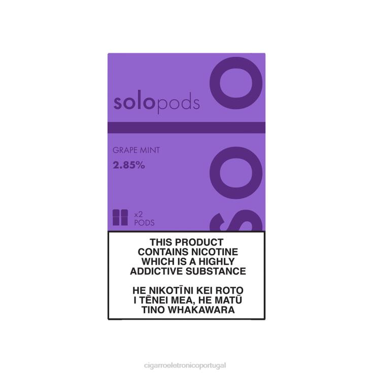 Cigarro Eletronico Atacado - Solo cápsula de reposição pacote com 2 hortelã de uva X8RN854