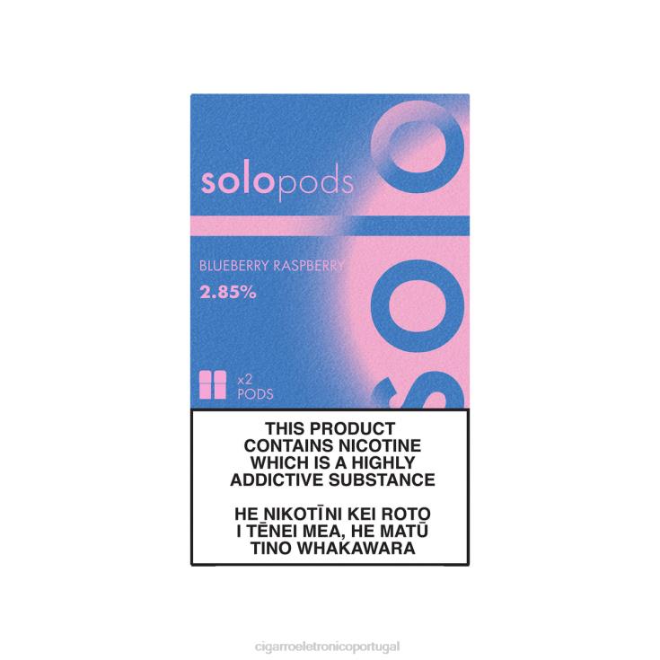 Loja Cigarro Eletronico Portugal - Solo cápsula de reposição pacote com 2 framboesa mirtilo X8RN853