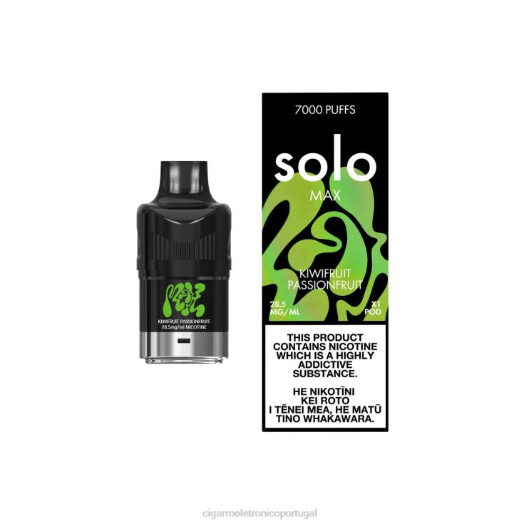 Cigarro Eletrónico Preço Portugal - Solo MAX vagem kiwi maracujá X8RN890