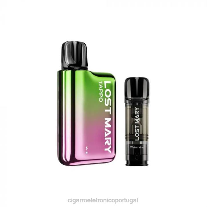 cigarro eletrônico RB64437 verde rosa x melancia LOST MARY Tappo kit vape pod