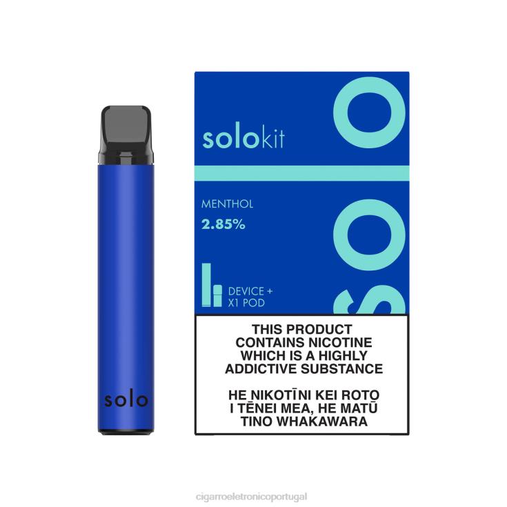 Cigarro Eletrónico Portugal - Solo conjunto de cápsulas mentol X8RN847