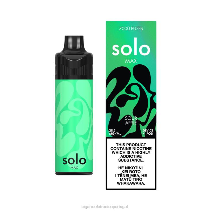 Cigarro Eletrónico Comprar Online - Solo MAX conjunto de cápsulas maçã azeda X8RN870