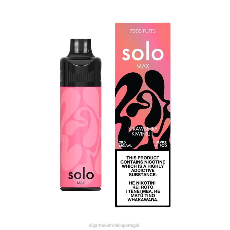 Cigarro Eletrônico - Solo MAX conjunto de cápsulas kiwi morango X8RN871