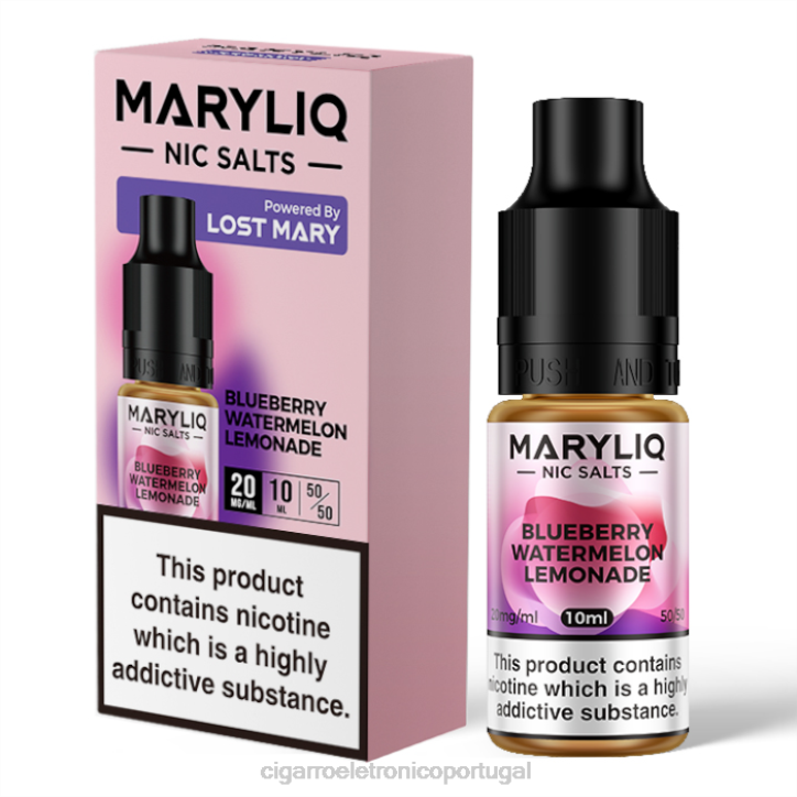 atacado vaporizador RB64442 limonada de melancia com mirtilo LOST MARY MARYLIQ sais de sódio - 10ml - 20mg