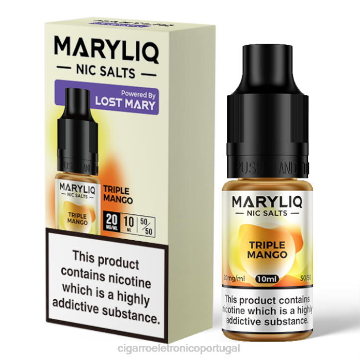 blu cigarro eletrónico portugal RB64459 manga tripla LOST MARY MARYLIQ sais de sódio - 10ml - 20mg