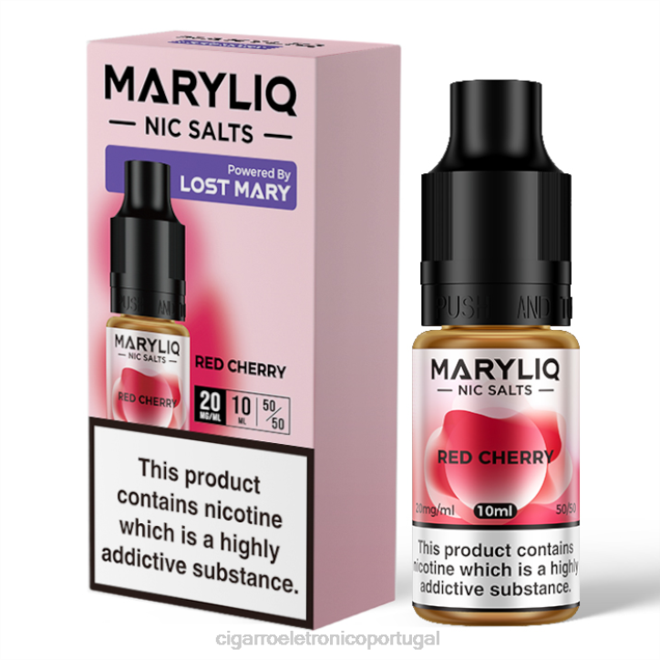 cigarro eletrónico iqos RB64455 cereja vermelha LOST MARY MARYLIQ sais de sódio - 10ml - 20mg