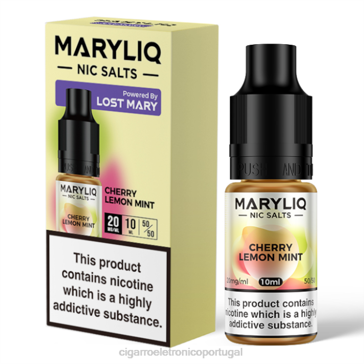 cigarro eletrónico portugal RB64444 cereja limão hortelã LOST MARY MARYLIQ sais de sódio - 10ml - 20mg