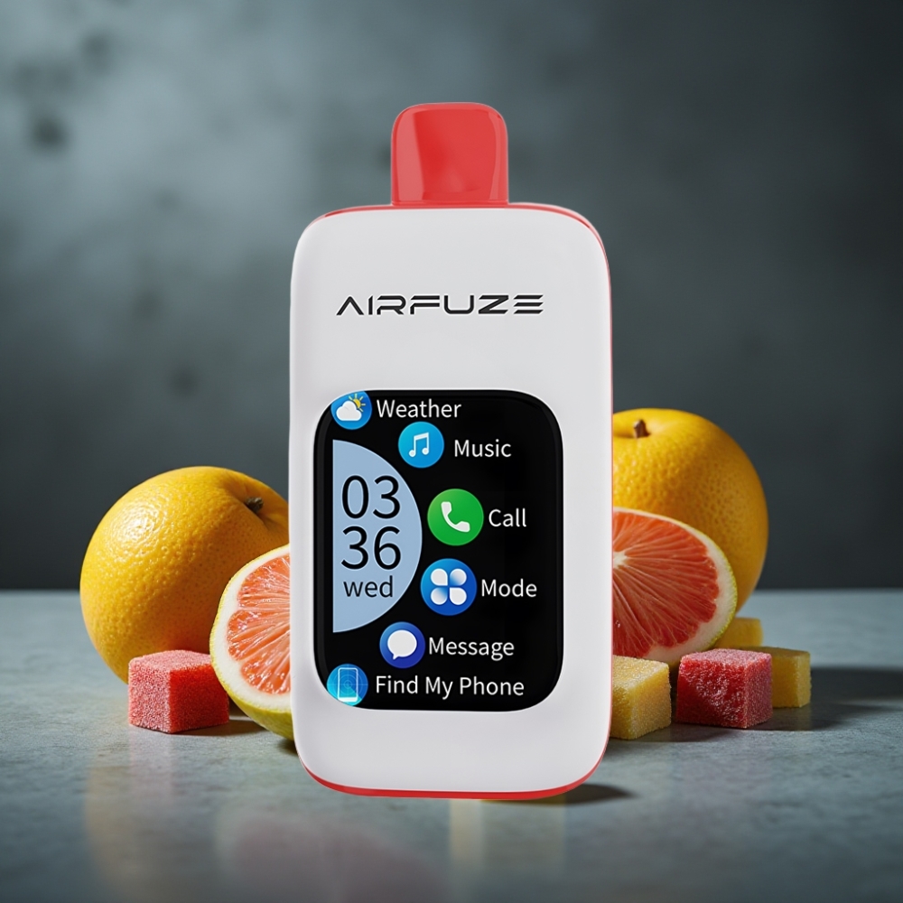 AirFuze Smart 30000 Puffs Disposable Pod Tela Touch 2.01" Sour Lush Gummy 5% Nic AirFuze Smart 30000 Puffs Disposable Pod Tela Touch 2.01" Sour Lush Gummy 5% Nic