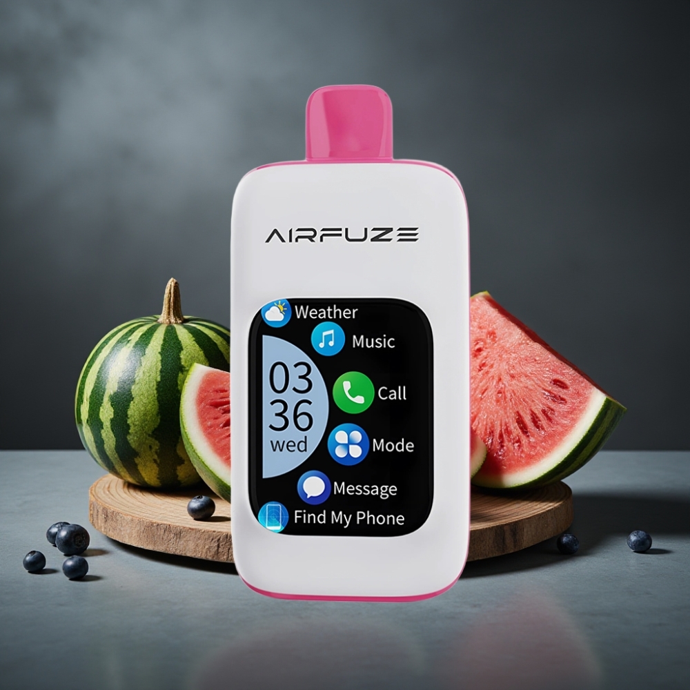 AirFuze Smart Pro 40000 Puffs Recarregável 20ML Mirtilo Melancia AirFuze Smart Pro 40000 Puffs Recarregável 20ML Mirtilo Melancia