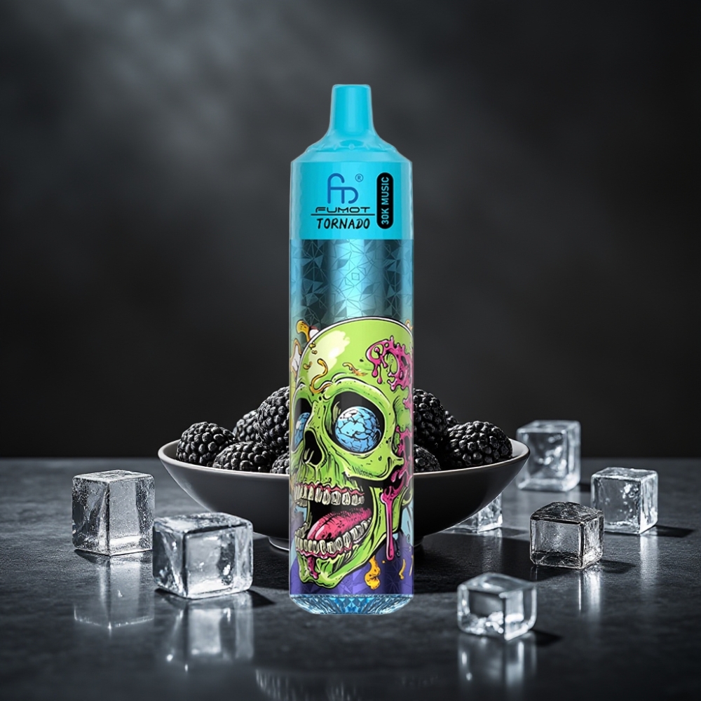 Fumot RandM Tornado 30000 Puffs 30mL 5% Gelo Negro LED 600mAh Fumot RandM Tornado 30000 Puffs 30mL 5% Gelo Negro LED 600mAh