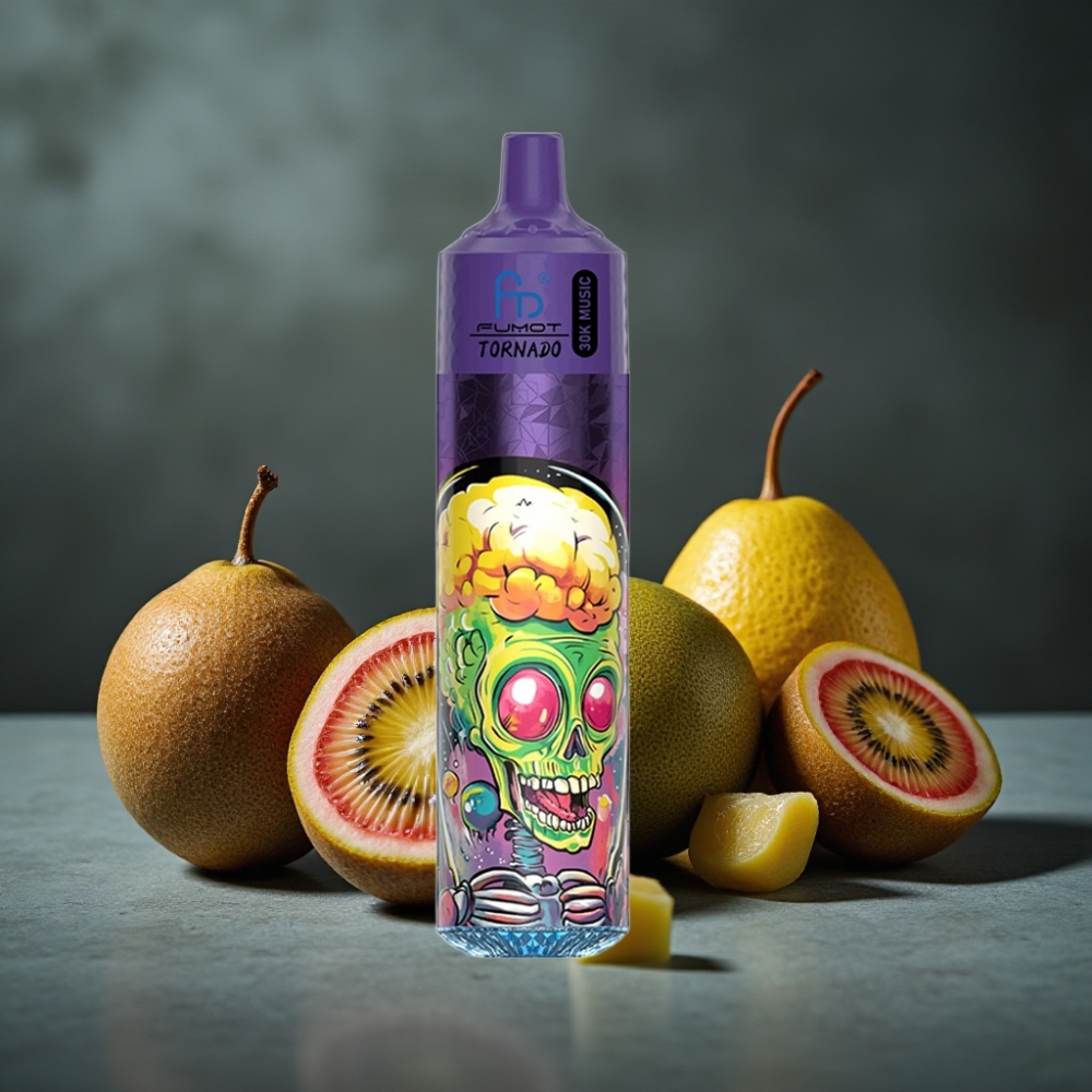 Fumot RandM Tornado 30000 Puffs 30mL 5% LED Maracujá Kiwi Goiaba Fumot RandM Tornado 30000 Puffs 30mL 5% LED Maracujá Kiwi Goiaba
