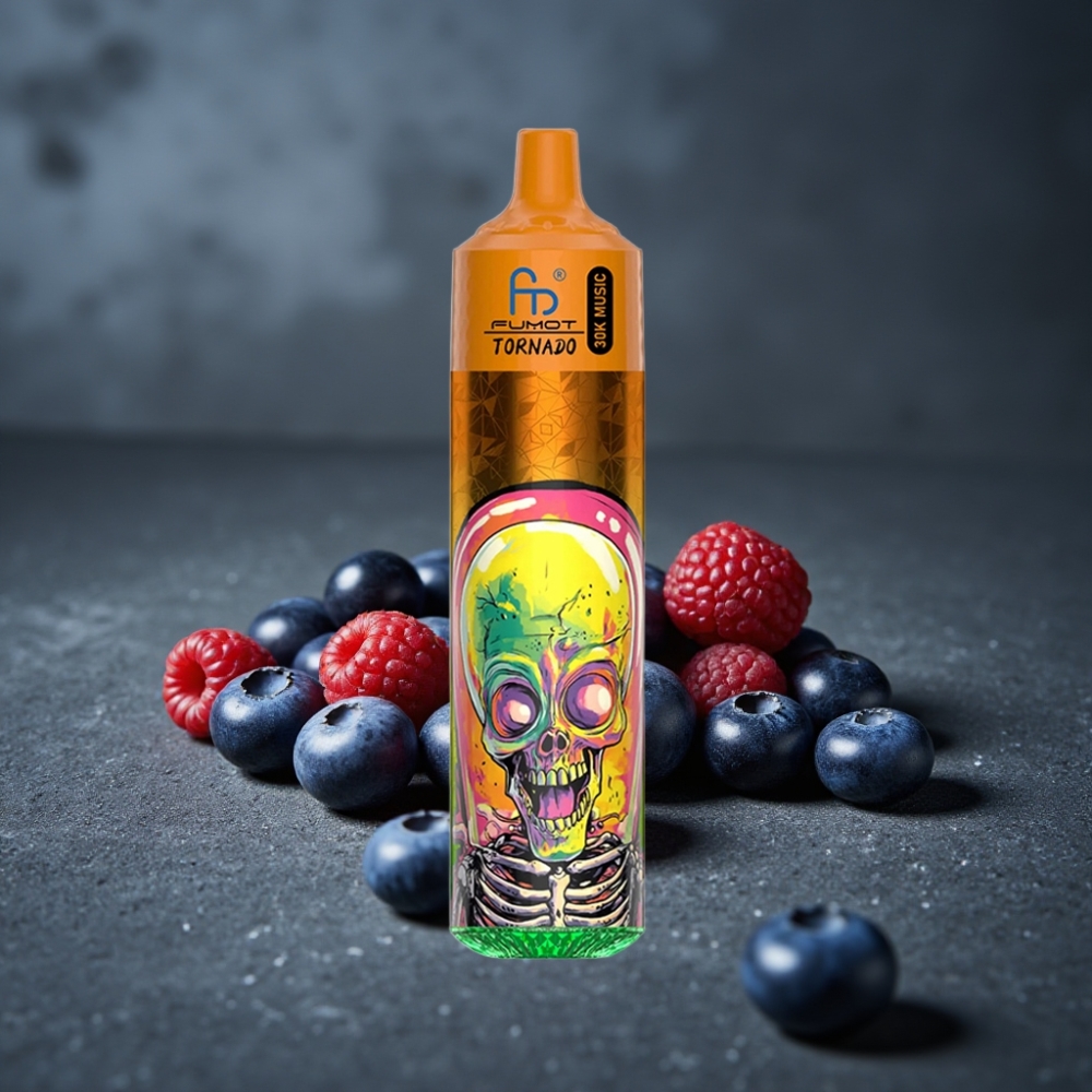 Fumot RandM Tornado 30000 Puffs 30mL 5% LED Mirtilo Framboesa Fumot RandM Tornado 30000 Puffs 30mL 5% LED Mirtilo Framboesa