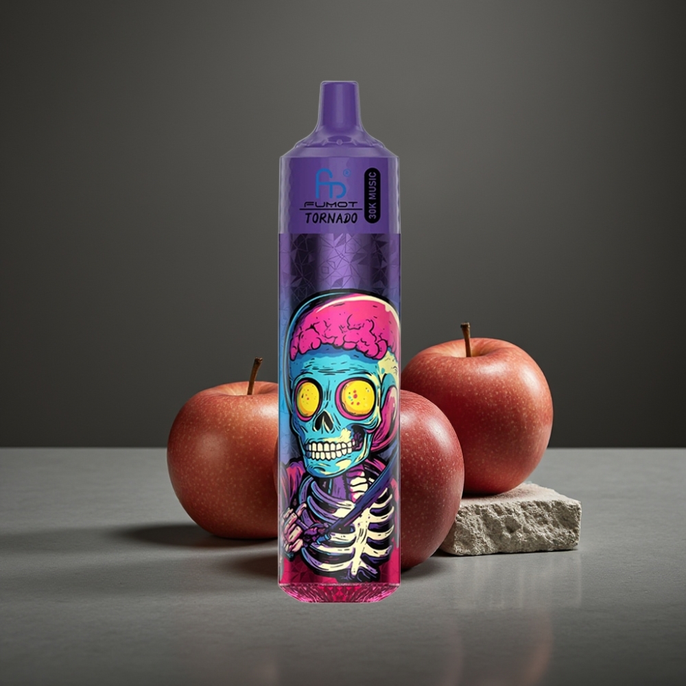 Fumot RandM Tornado 30000 Puffs 30mL 5% Maçã Tripla LED 600mAh Fumot RandM Tornado 30000 Puffs 30mL 5% Maçã Tripla LED 600mAh