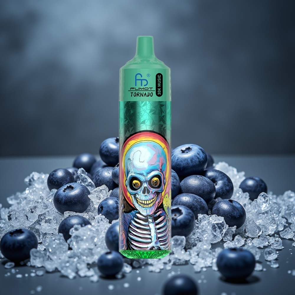 Fumot RandM Tornado 30000 Puffs 30mL 5% Menta Azul Gelo LED 600mAh Fumot RandM Tornado 30000 Puffs 30mL 5% Menta Azul Gelo LED 600mAh