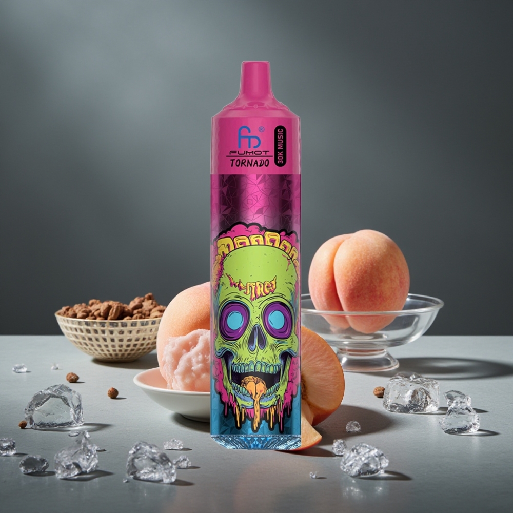 Fumot RandM Tornado 30000 Puffs 30mL 5% Pêssego Gelo LED 600mAh Fumot RandM Tornado 30000 Puffs 30mL 5% Pêssego Gelo LED 600mAh