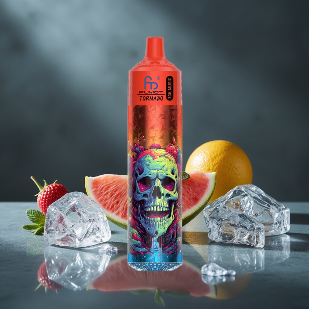 Fumot RandM Tornado 30000 Puffs 30mL Gelo Refrescante LED 600mAh Fumot RandM Tornado 30000 Puffs 30mL Gelo Refrescante LED 600mAh