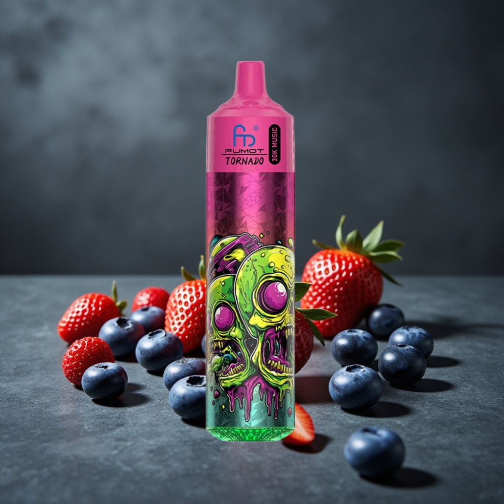 Fumot RandM Tornado 30000 Puffs 30mL Morango Mirtilo 5% LED 600mAh 1.0 Ohm Fumot RandM Tornado 30000 Puffs 30mL Morango Mirtilo 5% LED 600mAh 1.0 Ohm