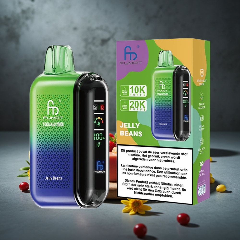 Fumot Tornado 20000 Puffs Dual Mesh Coil 20ml Jelly Beans