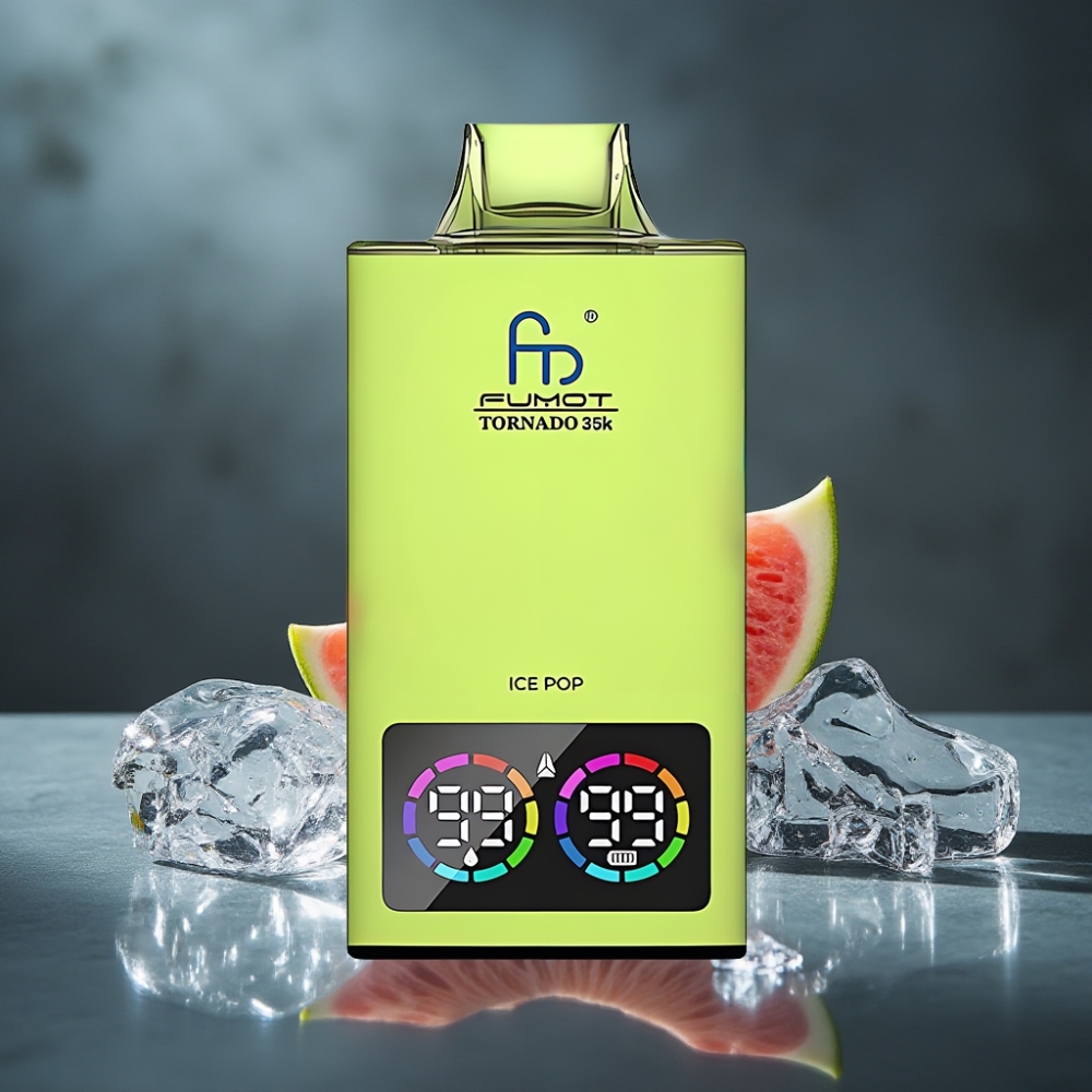 Fumot Tornado 35K Dual Mesh Coil RGB Lights 15ml Ice Pop Popsicle Fumot Tornado 35K Dual Mesh Coil RGB Lights 15ml Ice Pop Popsicle