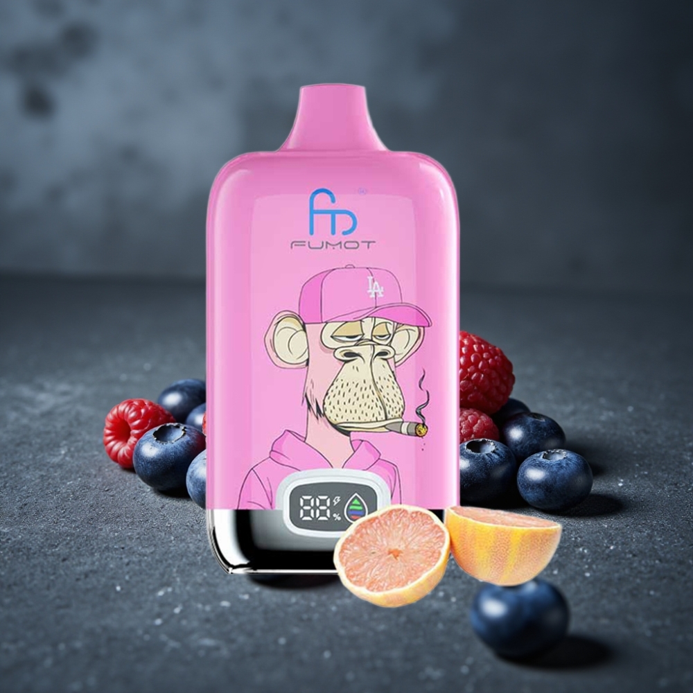 Fumot Tornado Digital Box 12000 Puffs 20ml Blueberry Framboesa Bateria 550mAh Recarregável Fumot Tornado Digital Box 12000 Puffs 20ml Blueberry Framboesa Bateria 550mAh Recarregável