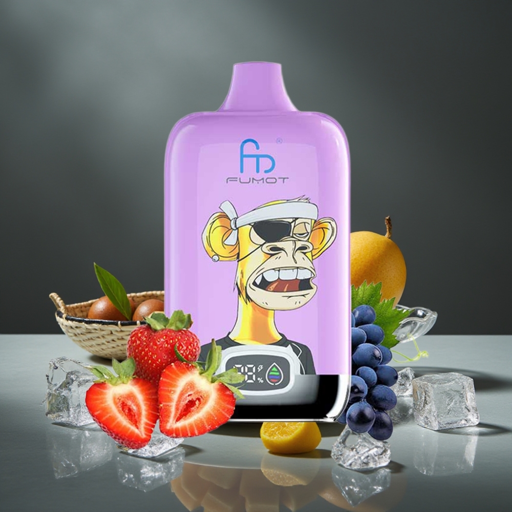 Fumot Tornado Digital Box 12000 Puffs 20ml Manga Gelado Bateria Recarregável 550mAh Tipo-C Fumot Tornado Digital Box 12000 Puffs 20ml Manga Gelado Bateria Recarregável 550mAh Tipo-C