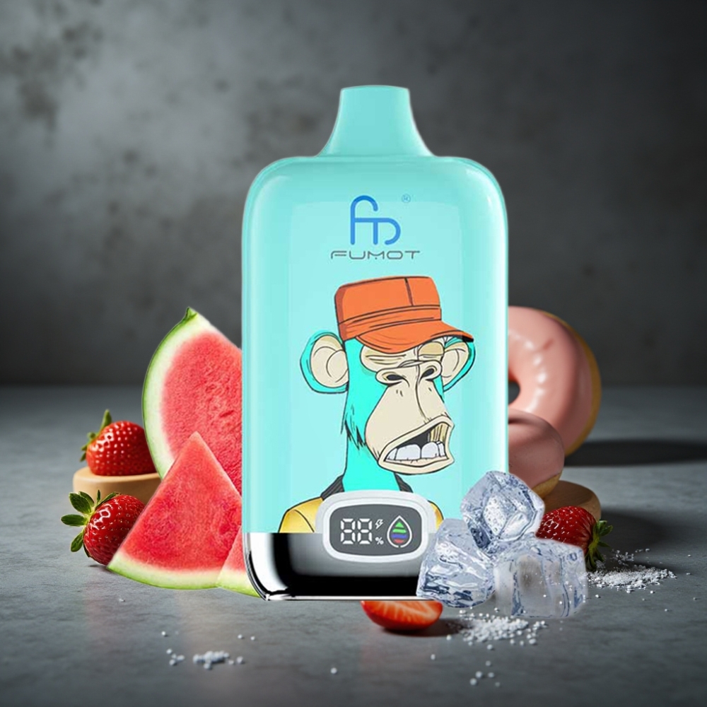 Fumot Tornado Digital Box 12000 Puffs 20ml Morango Donut Mesh Coil Type-C Fumot Tornado Digital Box 12000 Puffs 20ml Morango Donut Mesh Coil Type-C