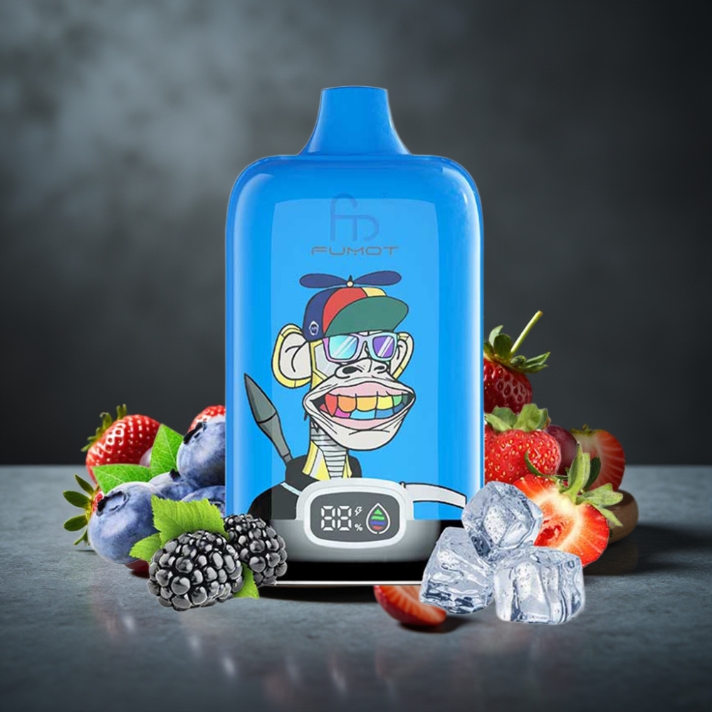 Fumot Tornado Digital Box 12000 Puffs 20ml Morango Uva USB-C Recarregável MTL Fumot Tornado Digital Box 12000 Puffs 20ml Morango Uva USB-C Recarregável MTL