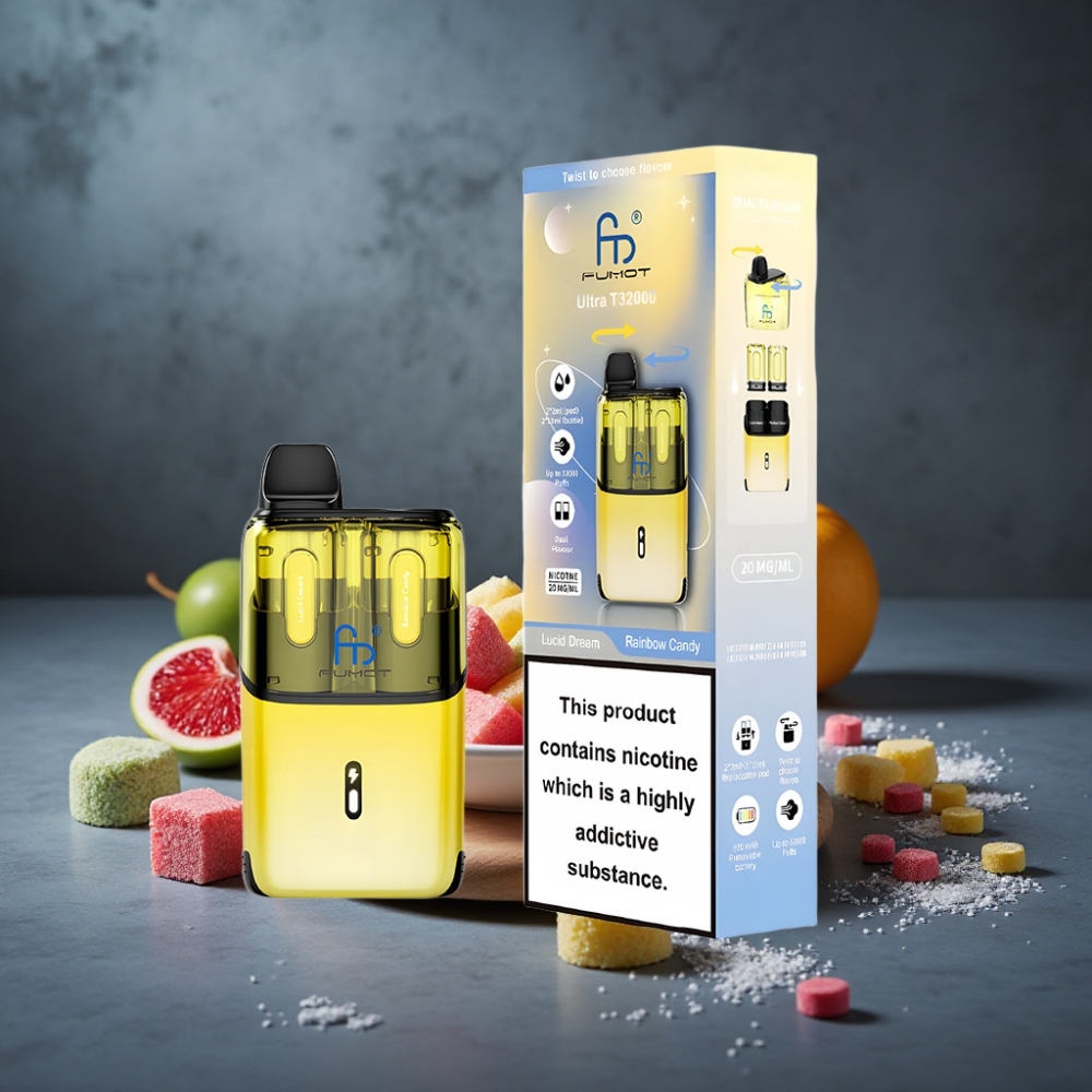 Fumot Ultra T32000 Disposable Vape 32000 puffs 800mAh 24ml Sonho Lúcido - Rainbow Candy