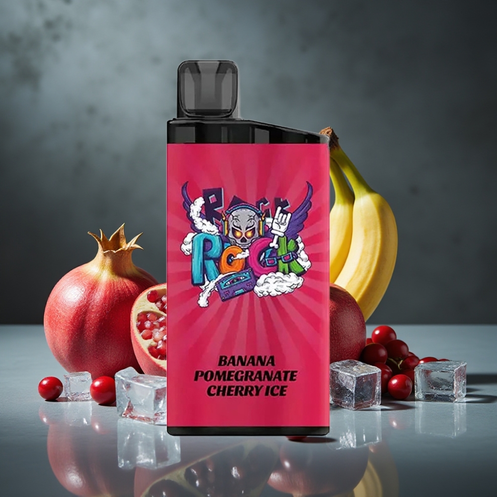 IGET Bar 3500 Puffs Banana Romã Cereja Gelo 1.2 Ohm Mesh Coil 1400 mAh IGET Bar 3500 Puffs Banana Romã Cereja Gelo 1.2 Ohm Mesh Coil 1400 mAh