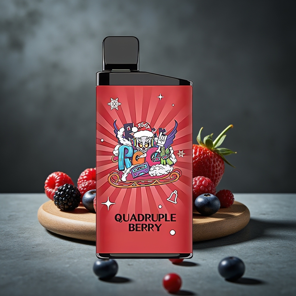 IGET Bar 3500 Puffs Disposable Vape 1400 mAh Mirtilo Quádruplo IGET Bar 3500 Puffs Disposable Vape 1400 mAh Mirtilo Quádruplo