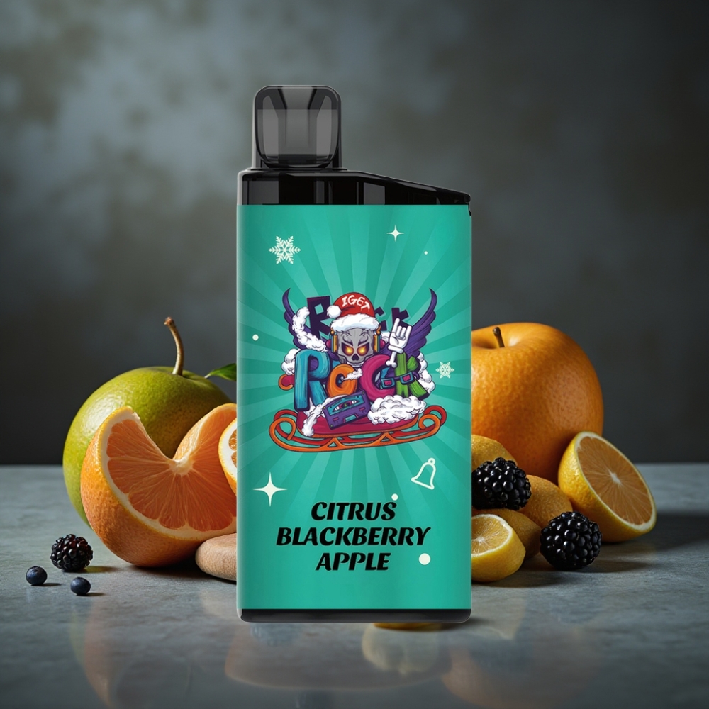 IGET Bar 3500 Puffs Disposable Vape Cítrico Amora Maçã 1400mAh 1.2 Ohm Mesh Coil IGET Bar 3500 Puffs Disposable Vape Cítrico Amora Maçã 1400mAh 1.2 Ohm Mesh Coil