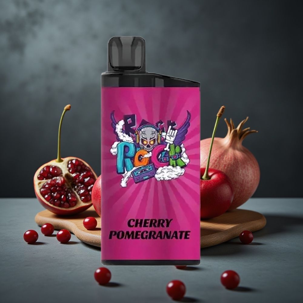 IGET Bar 3500 Puffs Dispositivo Vaporizador Descartável Cereja Romã 1400mAh 1.2 Ohm Mesh