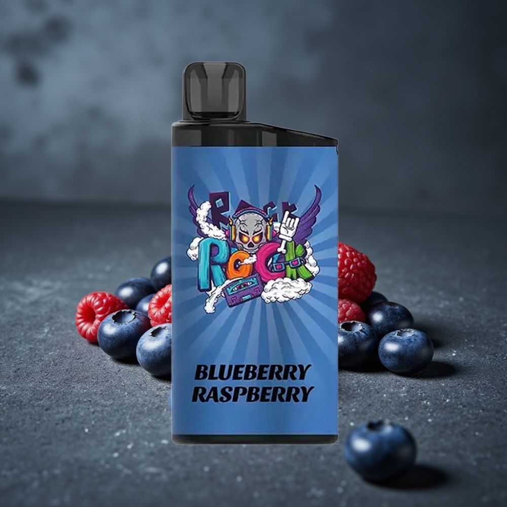 IGET Bar 3500 Puffs Dispositivo Vaporizador Descartável Mirtilo Framboesa 1400mAh 1.2 Ohm Mesh