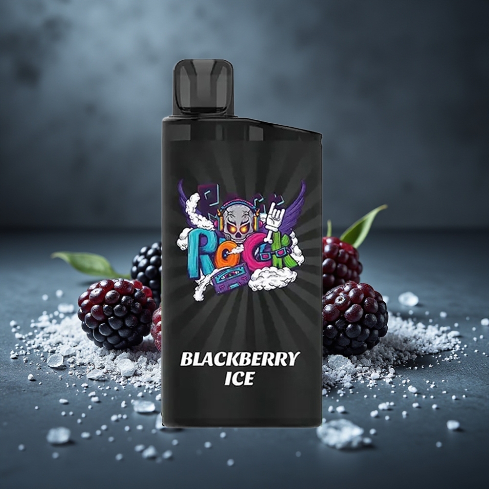 IGET Bar 3500 Puffs Dispositivo Vaporizador Descartável Blackberry Ice 1400 mAh Mesh 1.2 Ohm