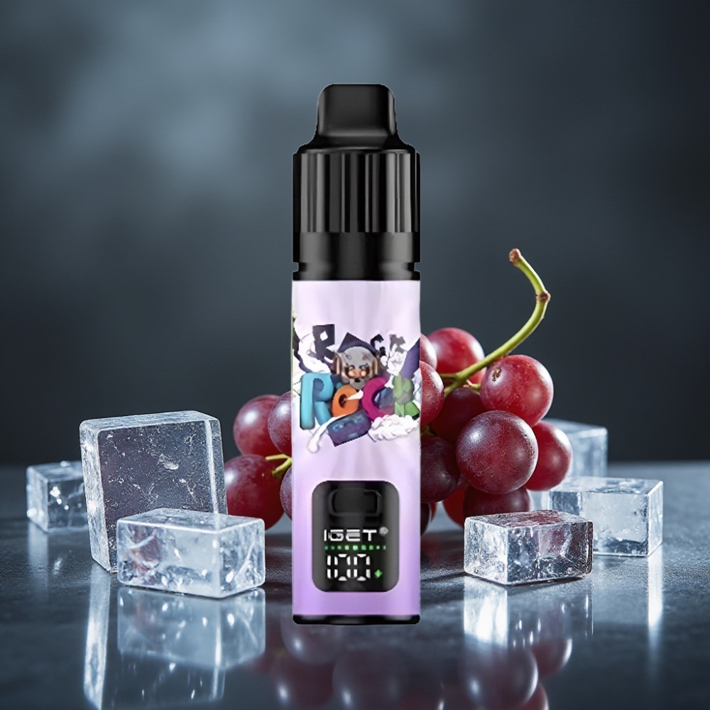 IGET BAR PLUS S3 POD 10000 Puffs 18ml 5% Nic Grape Ice Disposable Vape IGET BAR PLUS S3 POD 10000 Puffs 18ml 5% Nic Grape Ice Disposable Vape