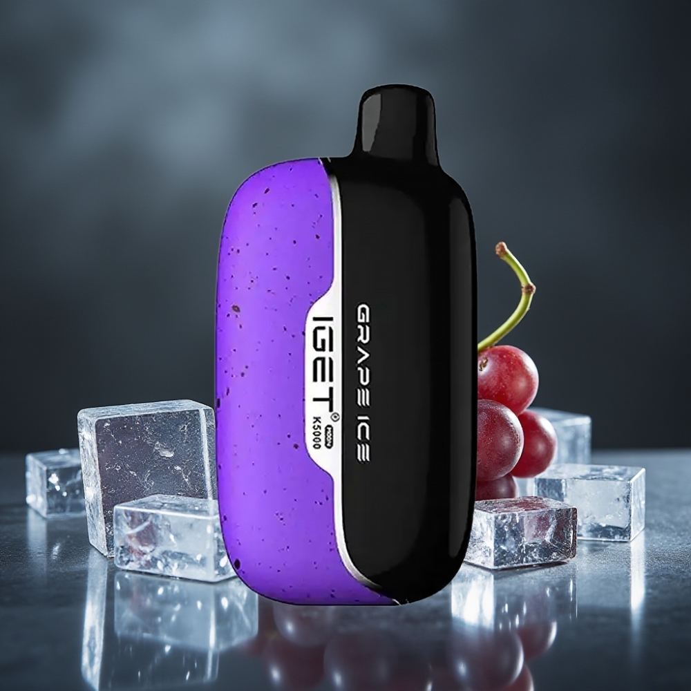 IGET Moon K5000 Puffs Disposable Vape Uva Gelo PC 1.35 Ohm Mesh Coil 81.5g IGET Moon K5000 Puffs Disposable Vape Uva Gelo PC 1.35 Ohm Mesh Coil 81.5g