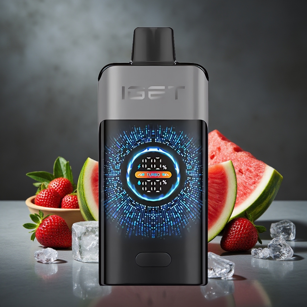 IGET ONE 12000 Puffs Disposable Vape Morango Melancia Gelada, Tela Colorida Curva, 2700 mAh IGET ONE 12000 Puffs Disposable Vape Morango Melancia Gelada, Tela Colorida Curva, 2700 mAh