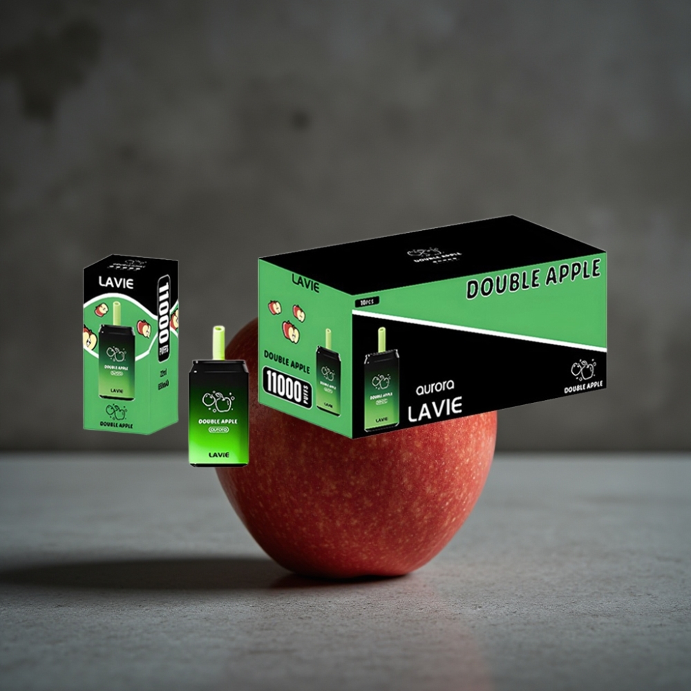LAVIE Aurora 11000 Puffs Maçã Dupla 22ML 650mAh Type C Recarregável
