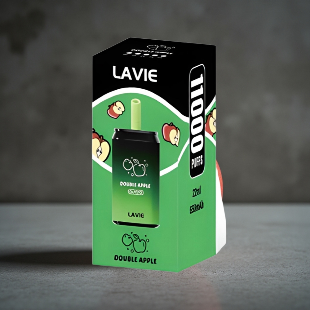 LAVIE Aurora 11000 Puffs Maçã Dupla 22ML 650mAh Type C Recarregável