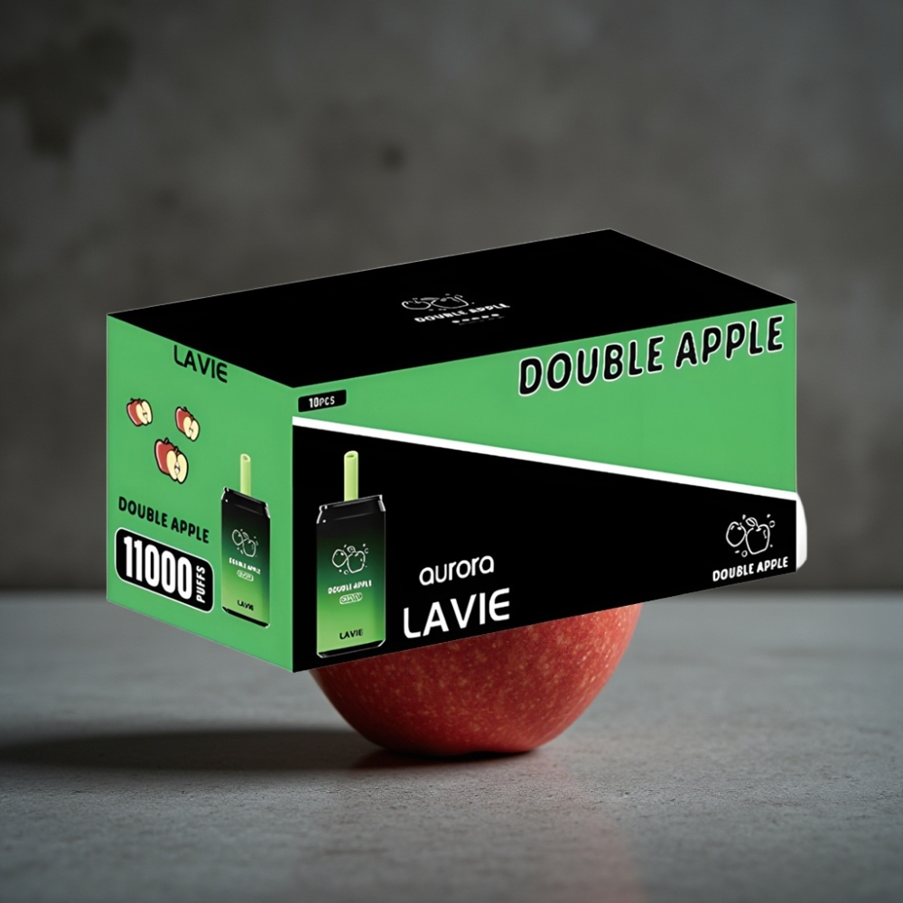 LAVIE Aurora 11000 Puffs Maçã Dupla 22ML 650mAh Type C Recarregável