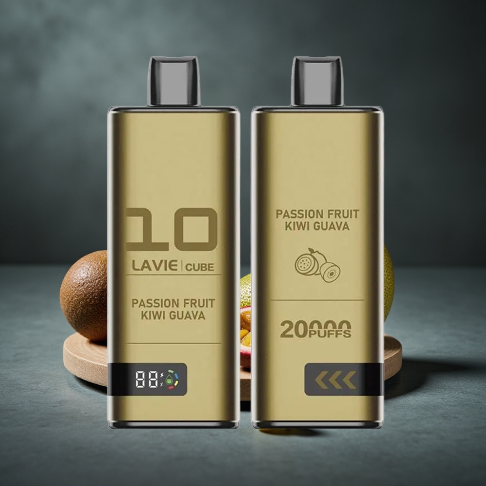 Lavie Cube 20000 Puffs 28ML 5% Nic Sal Type C Maracujá Kiwi Goiaba Lavie Cube 20000 Puffs 28ML 5% Nic Sal Type C Maracujá Kiwi Goiaba