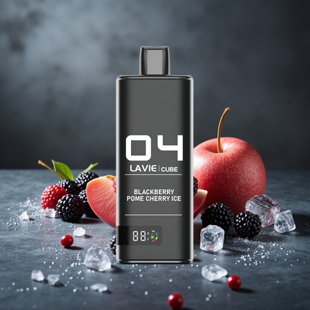 Lavie Cube 20000 Puffs 28ML 5% Type C Blackberry Pome Cherry Ice