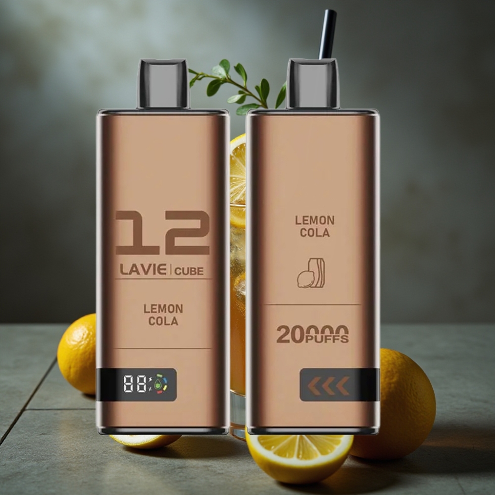 Lavie Cube 20000 Puffs Disposable Vape Limão Cola 28ML 600mAh Type C Lavie Cube 20000 Puffs Disposable Vape Limão Cola 28ML 600mAh Type C