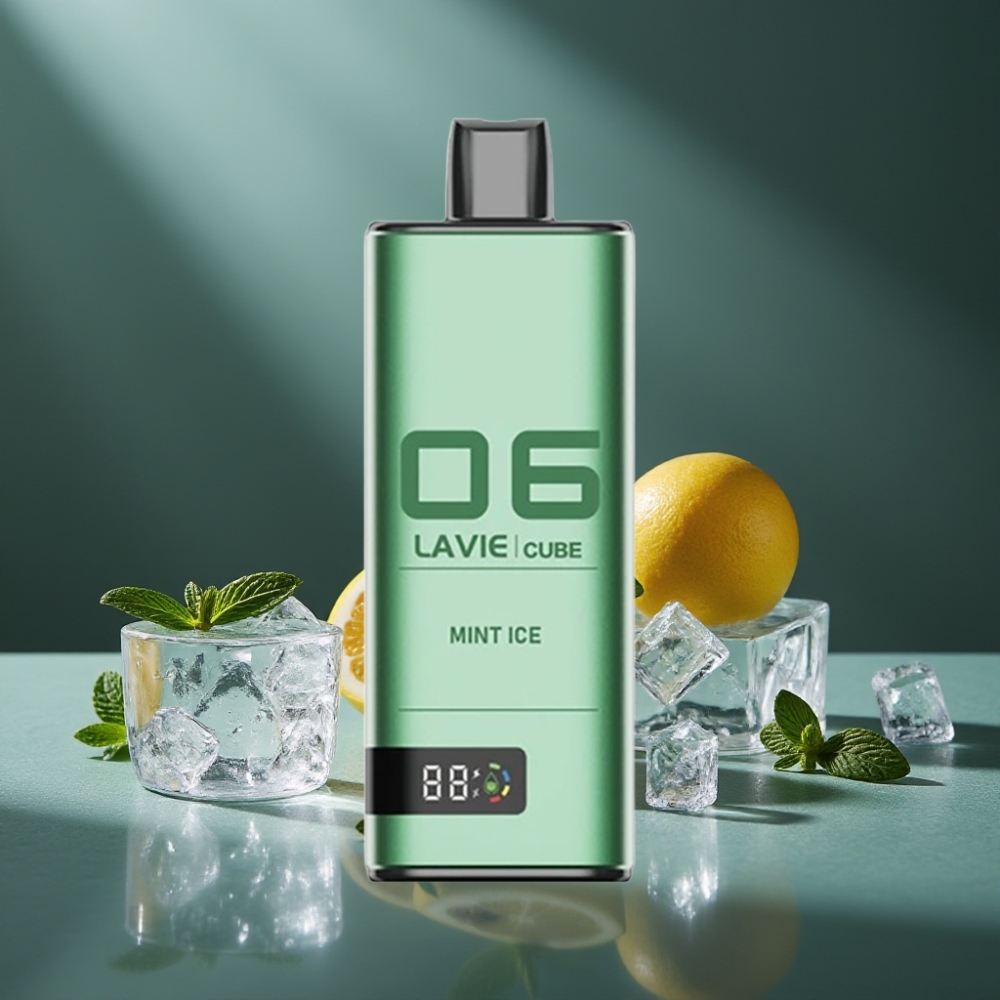 Lavie Cube 20000 Puffs Disposable Vape Menta Gelo 28ML 5% Type C