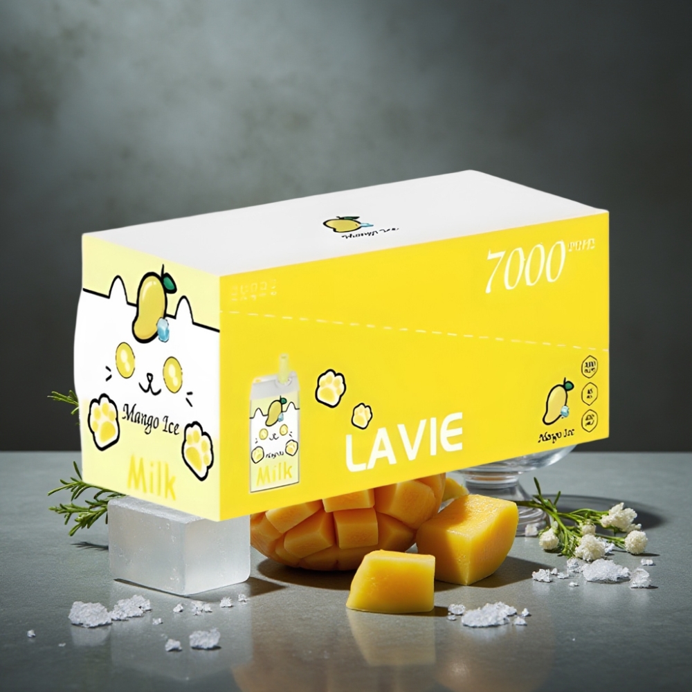 LAVIE Milk 7000 Puffs 16ML Manga Gelo Tipo C Recarregável