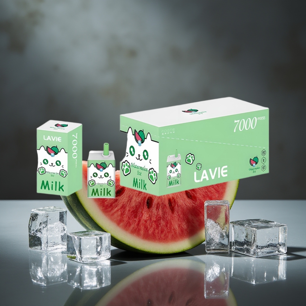 LAVIE Milk 7000 Puffs 16ML Melancia Gelada Recarregável Type C
